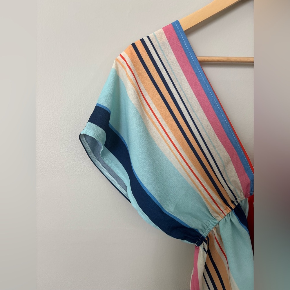 Colorful Striped Dress